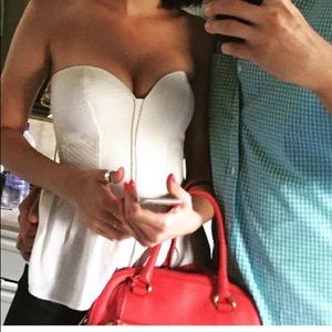 Parker Brand Peplum Blouse